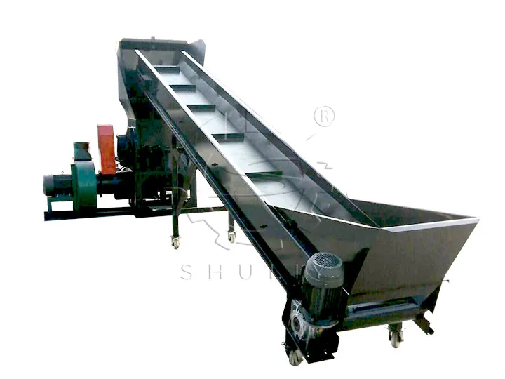 inclined belt conveyor