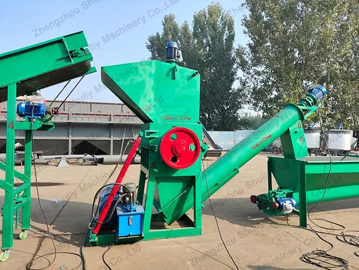 plastic scrap crushing machine