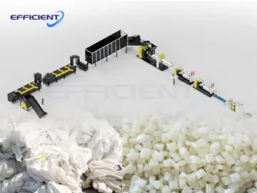 plastic film recycling line