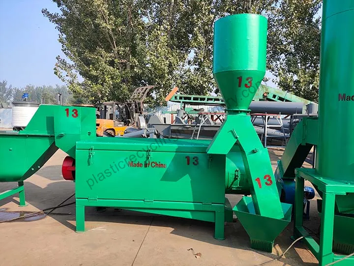 plastic flake dewatering machine