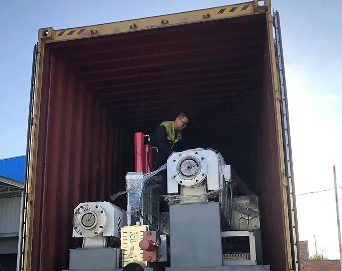 plastic granulation machine shipment