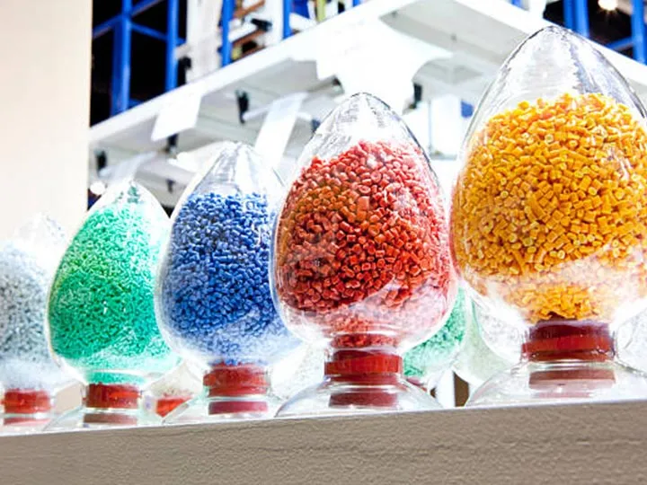 pellets produced by plastic bag extruder machine