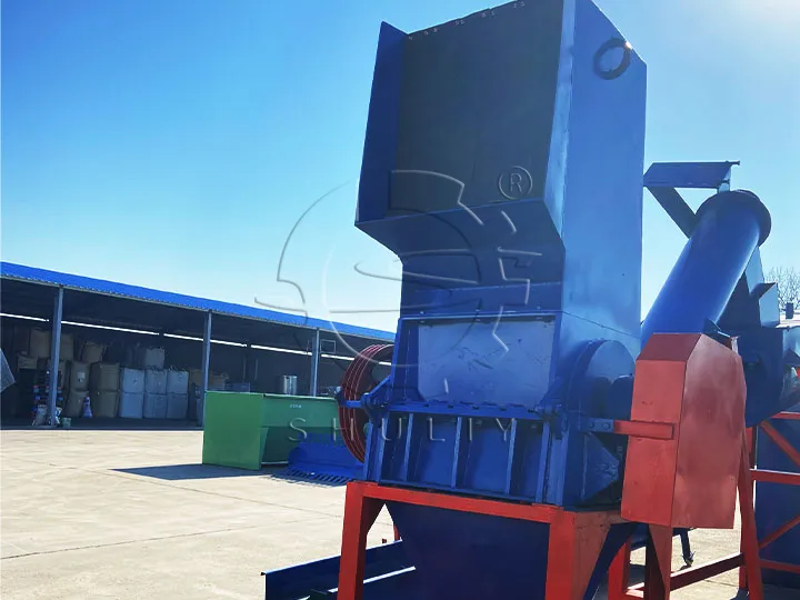 plastic PET bottle crushing machine