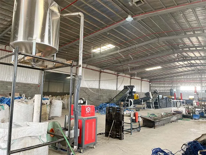 recycling plastic pelletizing line