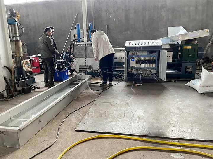 machine de granulation pour le recyclage du plastique