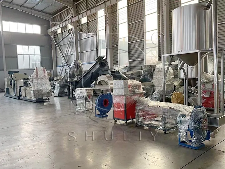 waste plastic granulation machine