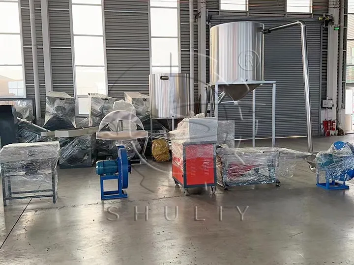 plastic recycling pelletizer machine