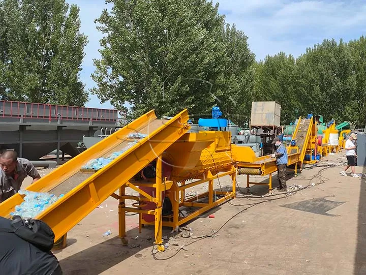 PET bottle recycling washing line