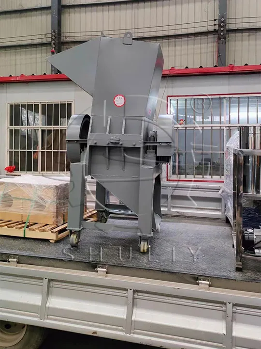 waste plastic crusher machine main frame