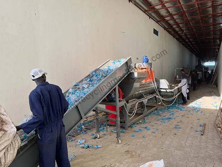 PET bottle recycling plant in South Sudan