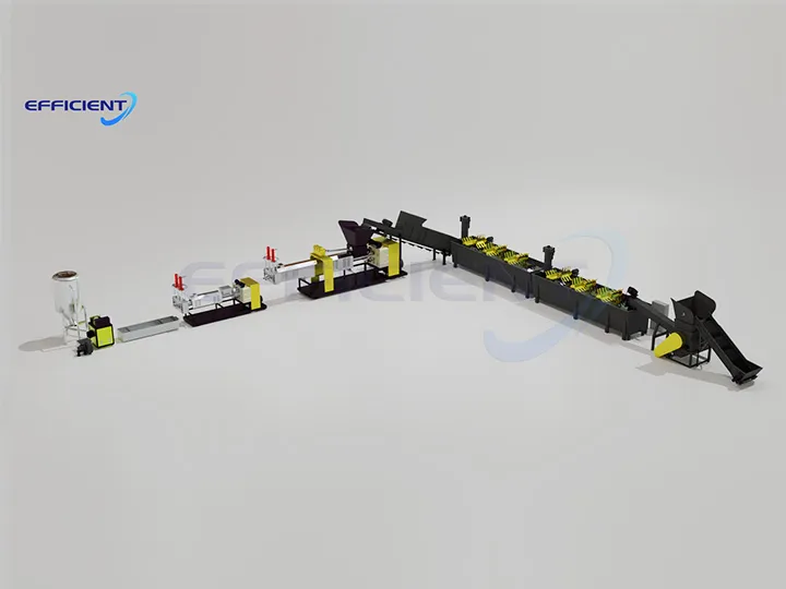 plastic granulation line