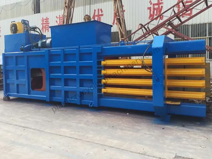 horizontal baler machine