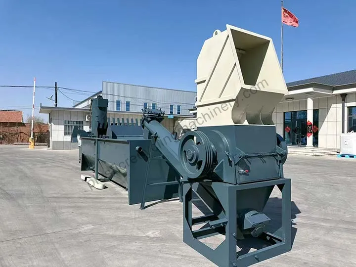 waste plastic crusher machine