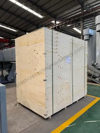 kemasan kotak kayu untuk crusher plastik