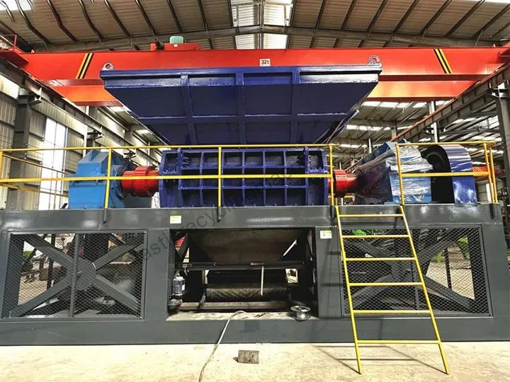 dual shaft shredder machine