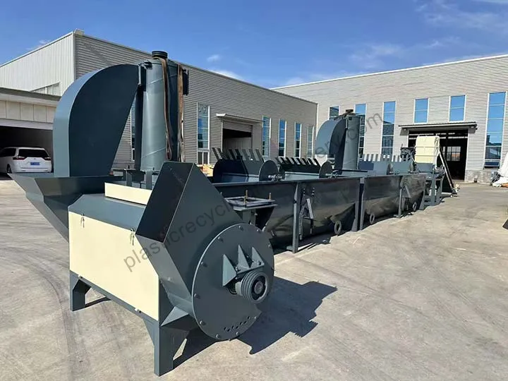 خط غسيل إعادة تدوير البلاستيك