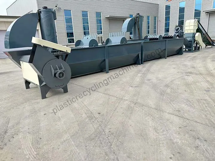 آلة غسيل وإزالة الماء من البلاستيك