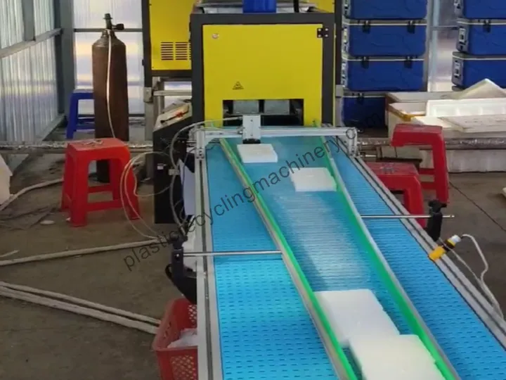 dry ice block making