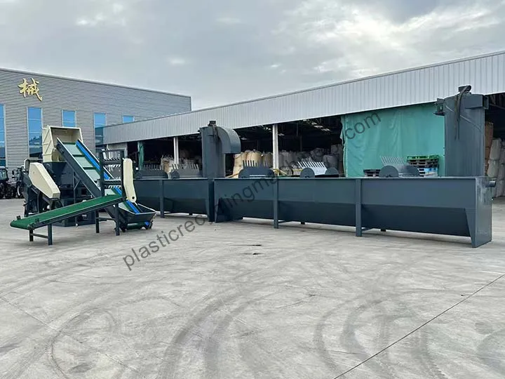 plastic washing recycling line