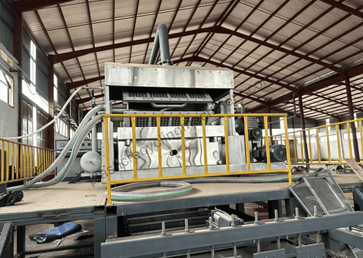 3×4 Egg Tray Making Machine Installed in Uganda