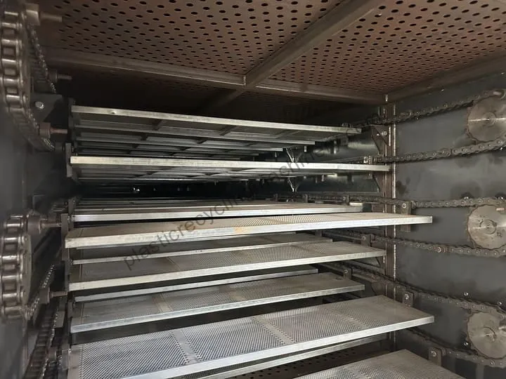 Inside a Metal Drying Oven